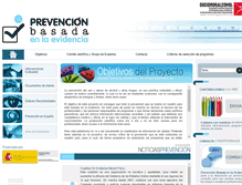 Tablet Screenshot of prevencionbasadaenlaevidencia.net